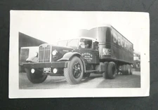 Shirks Motor Express Corp Trucking Autocar Rare Original B&W Photo Lancaster Pa