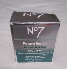 No7 Future Renew Damage Reversal Day Cream SPF 25 1.69 fl oz Exp 01/2026