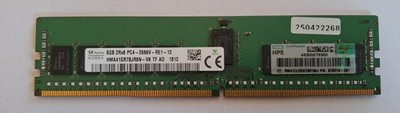 8GB SK hynix 2Rx8 DDR4 2666 | HMA41GR7BJR8N-VK | HPE 876181-B21