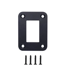 MIIGII Switch Panel 1 Gang Rocker Toggle Switch Aluminum Housing Bracket for ...