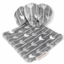 Blankets  Beyond Elephant Security Blanket Grey White Arrow Plush Lovey Toy