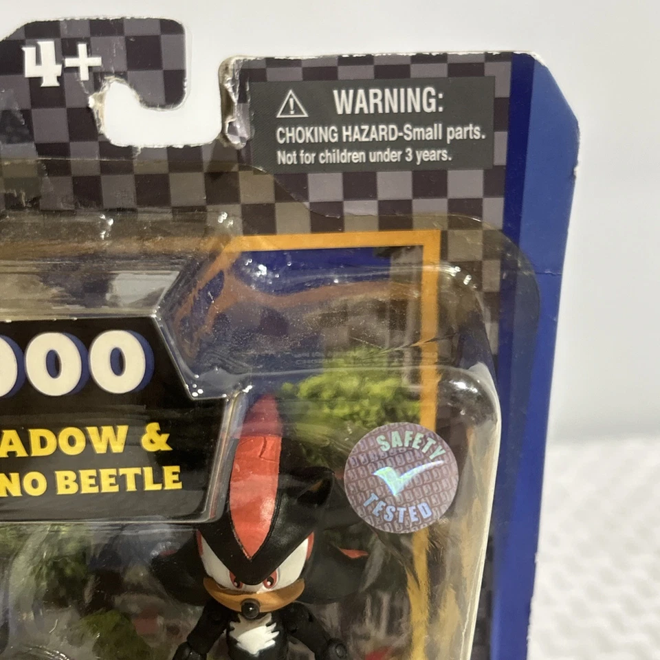 Sonic The Hedgehog 20 aniversario: Shadow & Mono Beetle sellado de fábrica 2000 Foto 2 de 4