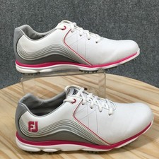 FootJoy Shoes Womens 8.5 M White Pink Pro SL ...