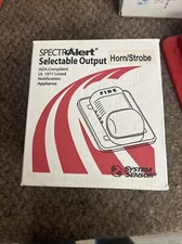 *New* System Sensor S1224MCW Multi Candela Wall Fire Alarm Strobe White