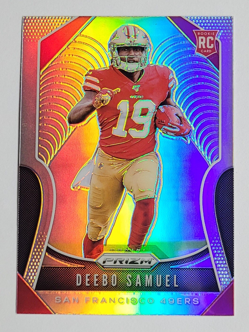 2019 Panini Prizm Deebo Samuel RC Silver Prizm Rookie Card #346 Washington