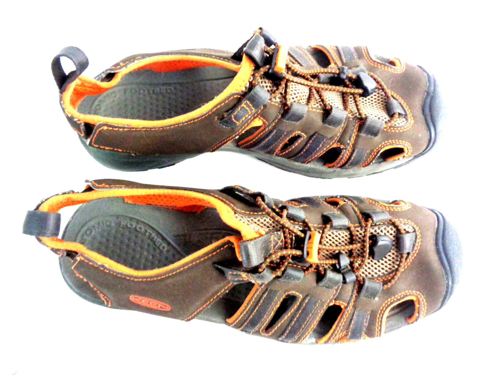 Sandali KEEN Marrone Arancione WMNs 10M Slip On Passeggio Pescatore Allacciature Elastiche