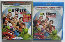 Muppets Most Wanted (Blu-ray/DVD, 2014, 2-Disc Set) w/slipcover NEW & SEALED