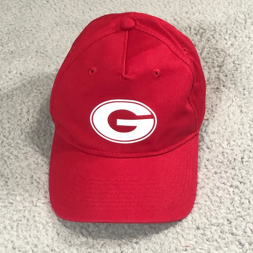 Gorra de béisbol Georgia Bulldogs adulto OSFM gorra roja ajustable Foto 2 de 4