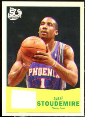 Amare Stoudemire Card 2007-08 Topps 1957-58 Variations Relics #1 
