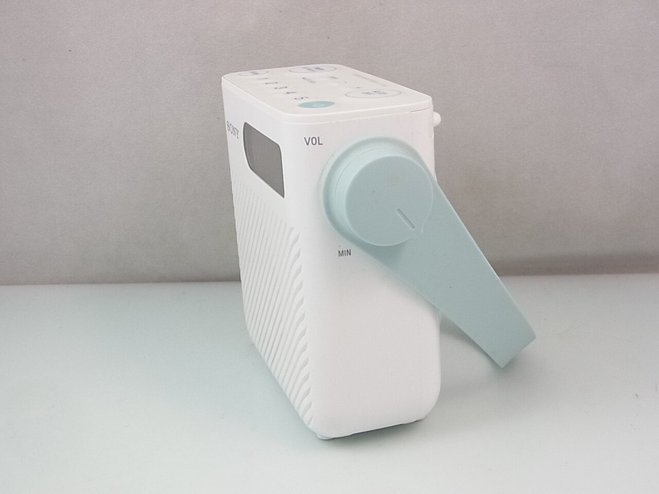 Sony ICFS80 Fm/Am Shower Radio Speaker Portable Radio Bathroom Radio