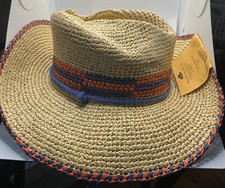 Woven Straw Cowboy/Country Hat by Northern Cap Glove. Adult size large