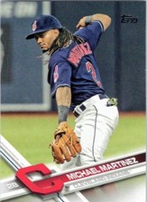 2017 Topps Update #US282 Michael Martinez Cleveland Indians