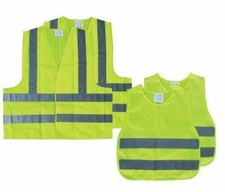 Image of AA. Family High Visibility Vest Jacket Pack 2 Adults 2 Children Breakdown Safety