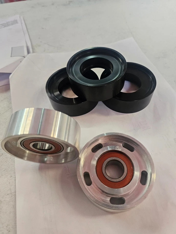 Kit polea loca aluminio billet evo x Foto 4 de 4