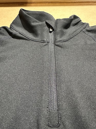 NWT Youth Girls GK Elite Fitted Quarter Zip Warm Up Jacket in Black - Picture 3 of 16