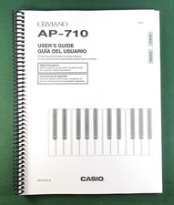 Casio AP-710 Instruction Manual: 77 Pages Coil Bound & Clear Covers!