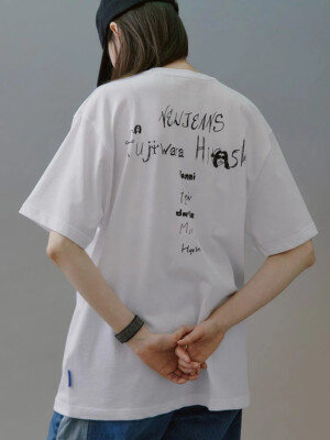NewJeans x Hiroshi Fujiwa Supernatural White T-shirt BUNNIESCAMP