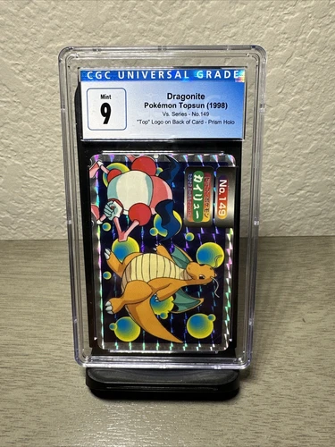 1998 Dragonite vs Mr. Mime #149 TopSun - Japanese Prism Holo CGC P RARE LOW POP