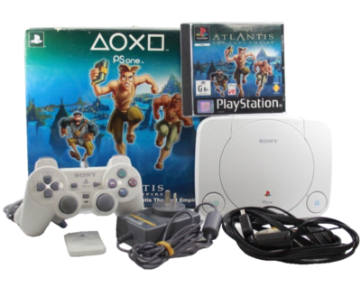 Sony PlayStation (PS one) Atlantis LIMITED Edition Console BOXED
