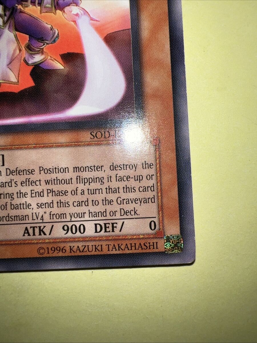 YuGiOh SOD-EN011 Mystic Swordsman LV2 Ultimate Rare 1st YuGiOh SOD-EN011 Mystic Swordsman LV2 Ultimate Rare 1st