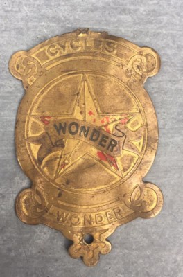 Plaque De Vélo Ancienne BGA Vintage – Modèle D4 – Pour Vélo Eroica