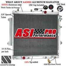 4Rows Aluminum Radiator FIT Toyota 4Runner 4.0L V6 1GRFE 2010 2011 2012 -2022