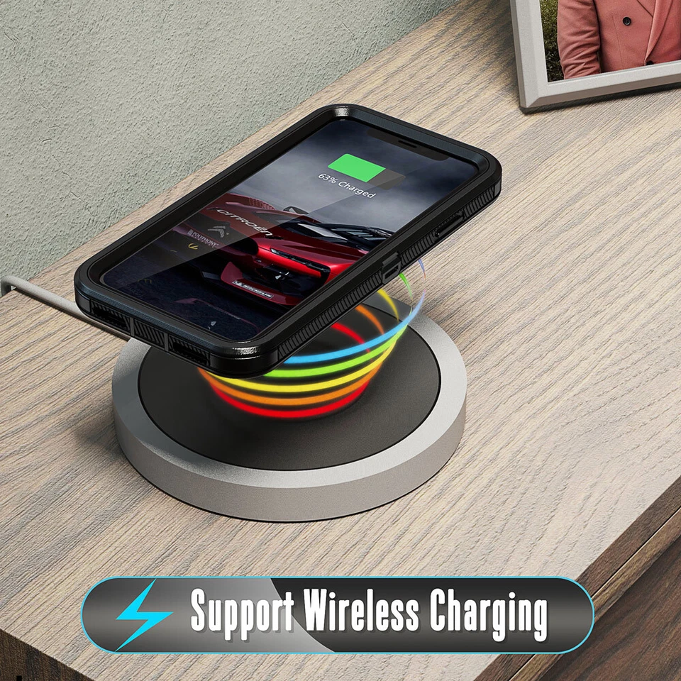 For iPhone 12 Pro Max 11 6 7 8 Plus iPhone XR Shockproof Armor Case Rugged Cover - Image 4 of 4