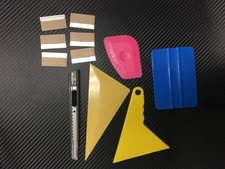 Window Film Tint Tools kit 4 -   6 Razor  1 knife  4 squeegee  ( 1 is 3 m) 