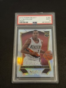 2013 Panini Select CJ McCollum Silver Prizm Rookie PSA 9 #182