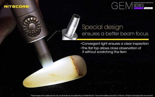 Nitecore Gem8 Professional Light For Gemstone Appraisal, Specially For Jade - Picture 2 of 6