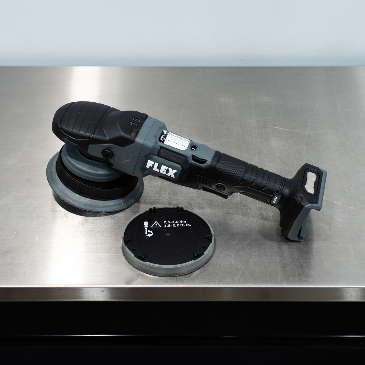 Flex 24V Cordless Random Orbital Polisher 15mm | BARE TOOL N