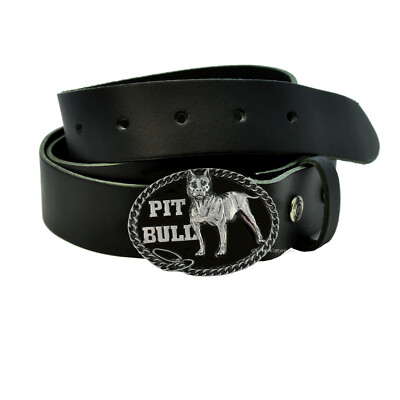Pitbull Bullterrier Belt Buckle Hunde Gürtelschnalle Hunderasse *360