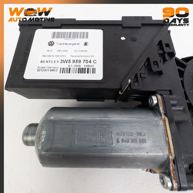 06-13 BENTLEY CONTINENTAL FLYING SPUR REAR RIGHT DOOR WINDOW REGULATOR MOTOR OEM
