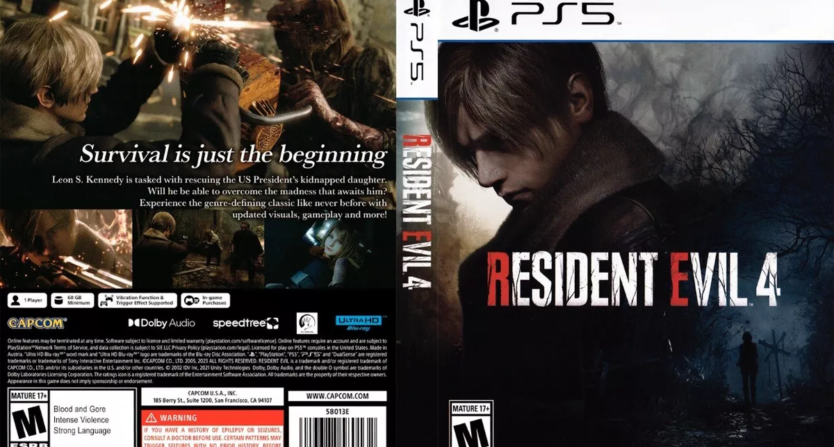 Resident Evil 3 Remake (PS4 Cover Art Only) | No Case | No Game Included