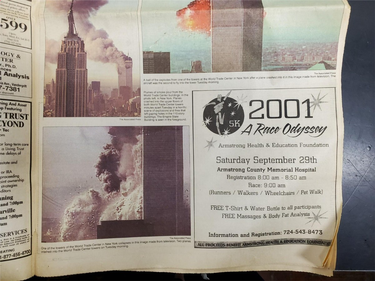 TheSexPistols 新聞 Tuesday Sept. 11 2001 Terrorists hit U.S. Newspaper Trade