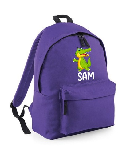 Personalised Printed Fashion Backpack ,Your name Text school Bag, Rucksack Bag - Picture 5 of 35