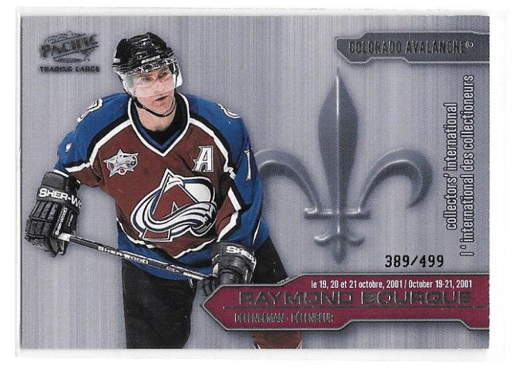 2001-02 Pacific Montreal International #1 Raymond Ray Bourque /499