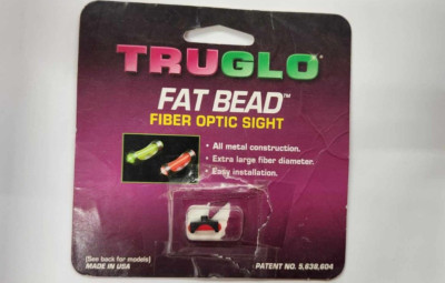 New Old Stock: TRU-GLO Fat Bead Shotgun Sight 6-48 / TG948AR-RED