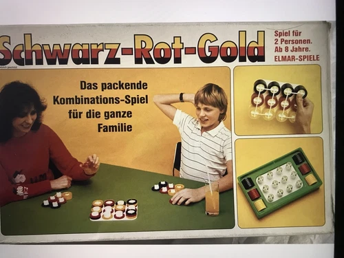 Schwarz Rot Gold das packende Kombinationsspiel ab 8 Jahre vintage 70r J. 45d-16