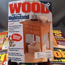 Better Homes  Garden WOOD Magazines LOT G - 2007/08 Vintage 13 Issues