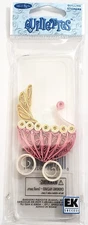 Jolee's by You Quillettes GIRL BABY CARRIAGE Quilling Stickers - 1 pc