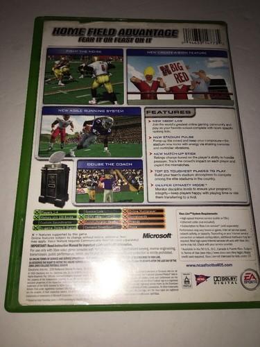NCAA Football 2005 For Xbox Original TESTED-COLLECTIBLE VINTAGE-FAST SHIP IN 24 - Picture 4 of 12