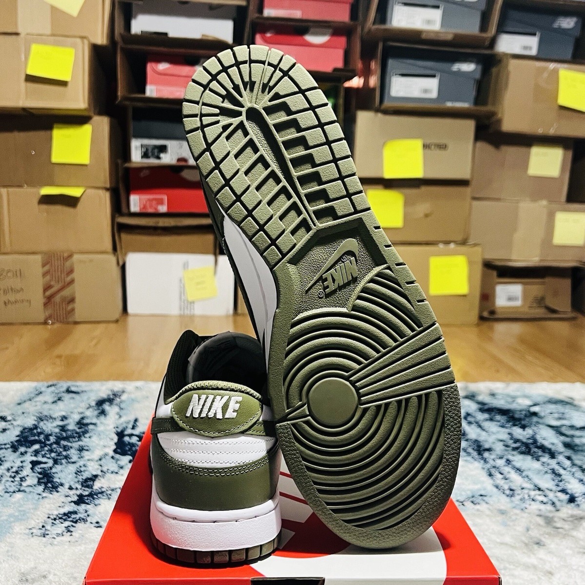 Wmns Nike Dunk Low 'Medium Olive' Size 11W/9.5M DD1503-120 | eBay