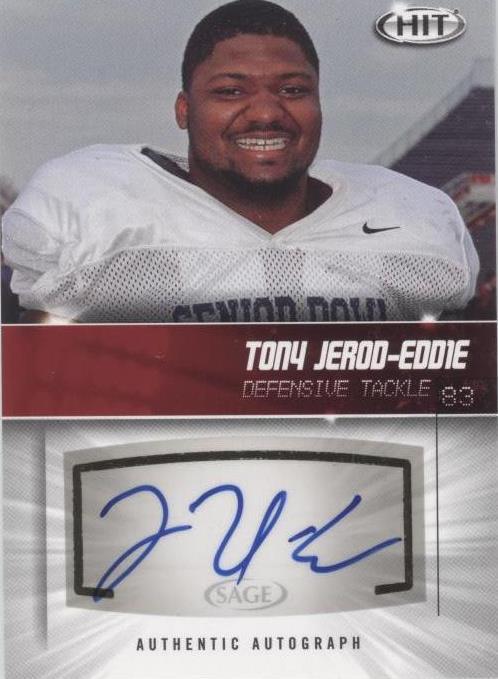 2012 SAGE Hit Tony Jerod-Eddie #A27 - 1 of 2