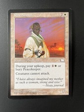 Magic the Gathering - Peacekeeper - Creature - Weatherlight - NM - MTG