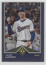 2024 Topps Transcendent Collection Icons Chrome Jacob deGrom #25 1c3k