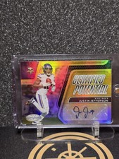 🔥 2022 Panini Certified Potential Signatures Justin Jefferson Mirror Gold /8 🔥
