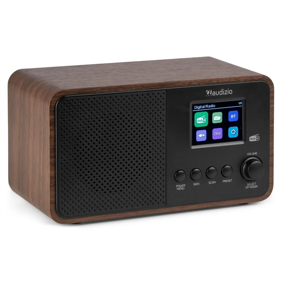 Audizio Avio DAB Radio Speaker with Bluetooth, FM Tuner, USB and DAB+ Digital