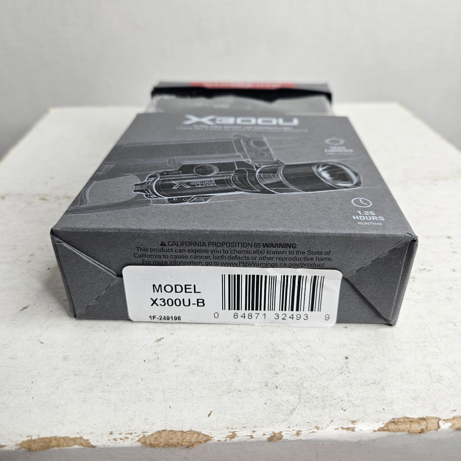 SureFire X300U-B 1000루멘 무기용 라이트 (T-슬롯 마운팅 레일 포함, 블랙) (X300U-B) 3