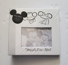 Disney Parks Happily Ever After 4x6" Wedding Photo Album NEW White Sealed